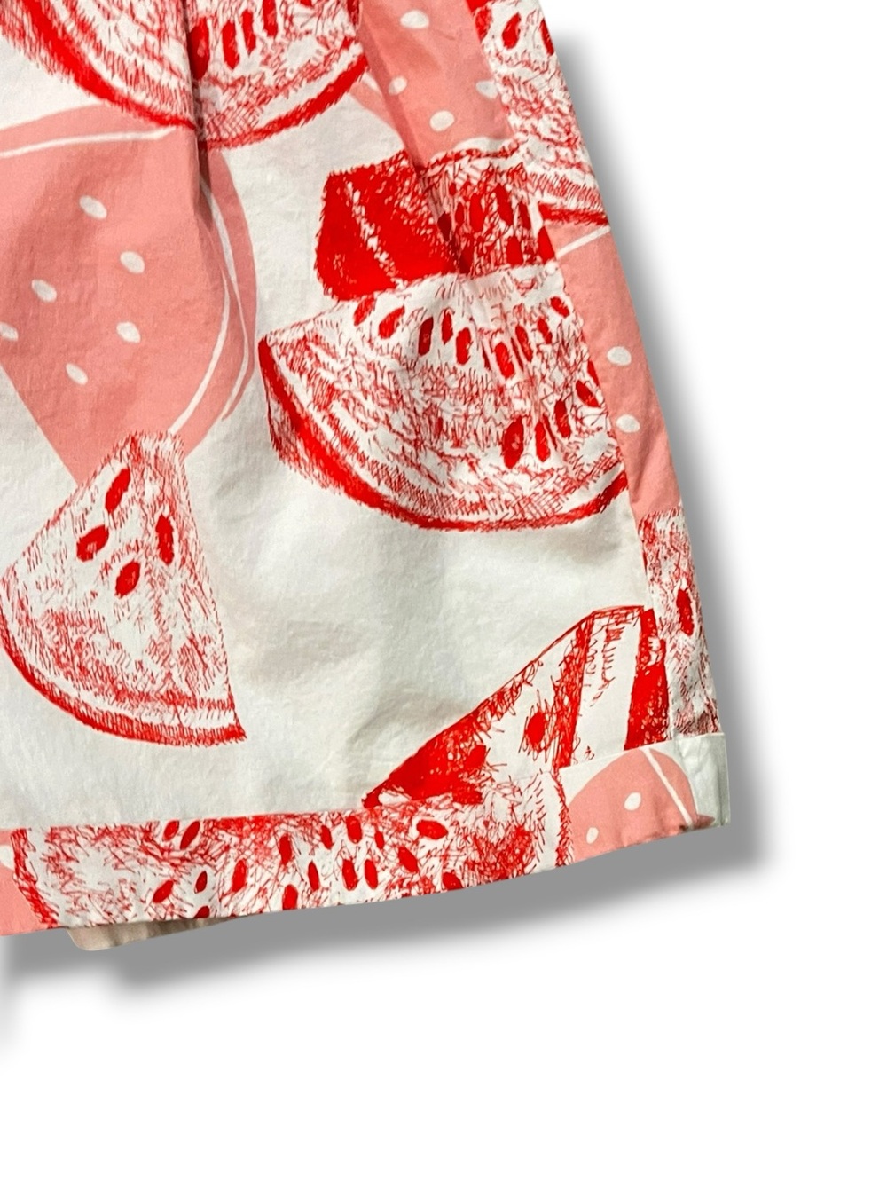 Eva Franco Short Set Halter Peplum Top Watermelon Print Size 6 Anthropologie - Picture 10 of 15